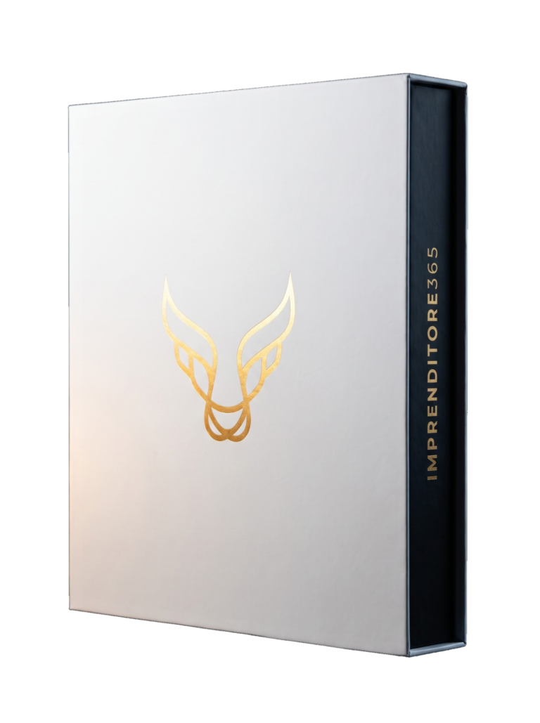 Kit Agenda Imprenditore365 2027, Goal Planner con cover rigida, scontornato su fondo trasparente