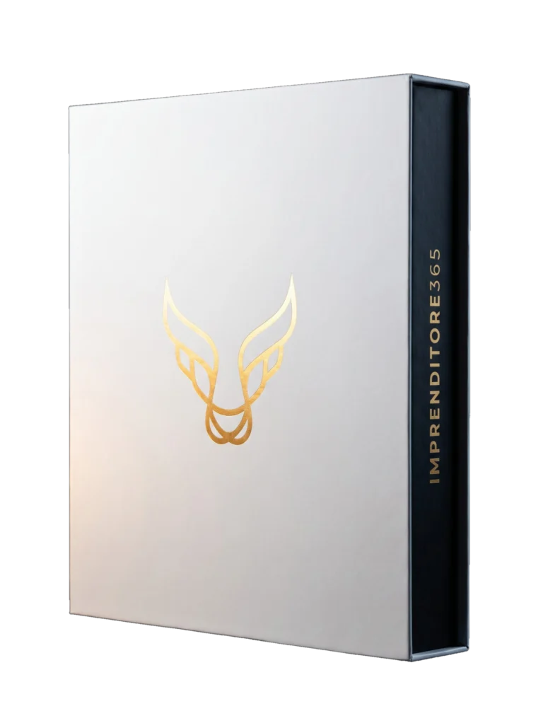 Kit Agenda Imprenditore365 2027, Goal Planner con cover rigida, scontornato su fondo trasparente