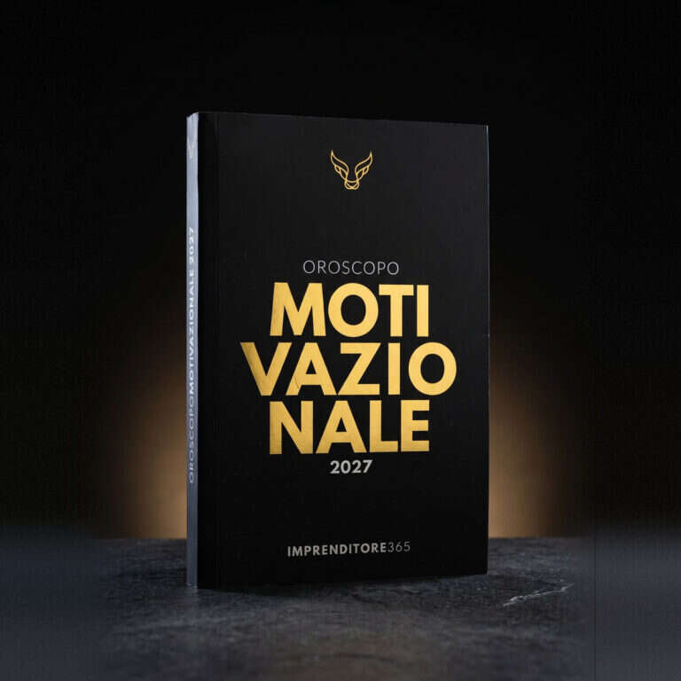 Oroscopo Motivazionale Imprenditore365 2027, copertina nera con titolo oro