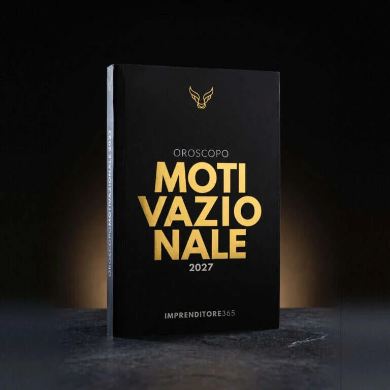 Oroscopo Motivazionale Imprenditore365 2027, copertina nera con titolo oro